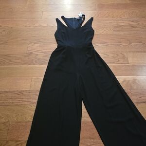 Luxology Sleeveless Black Jumpsuit